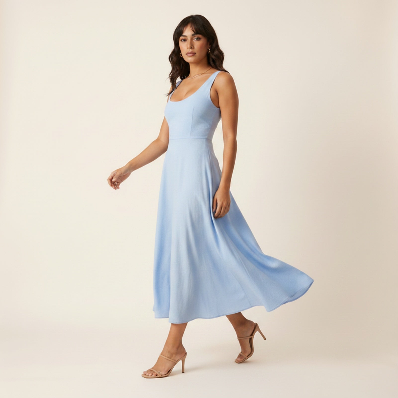 Wren | Women's Cotton Midi Dress - Movement